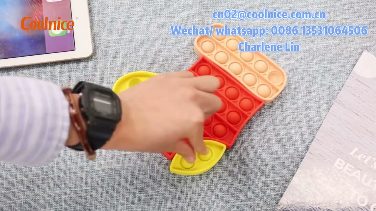 Coolnice silicone pop it toys