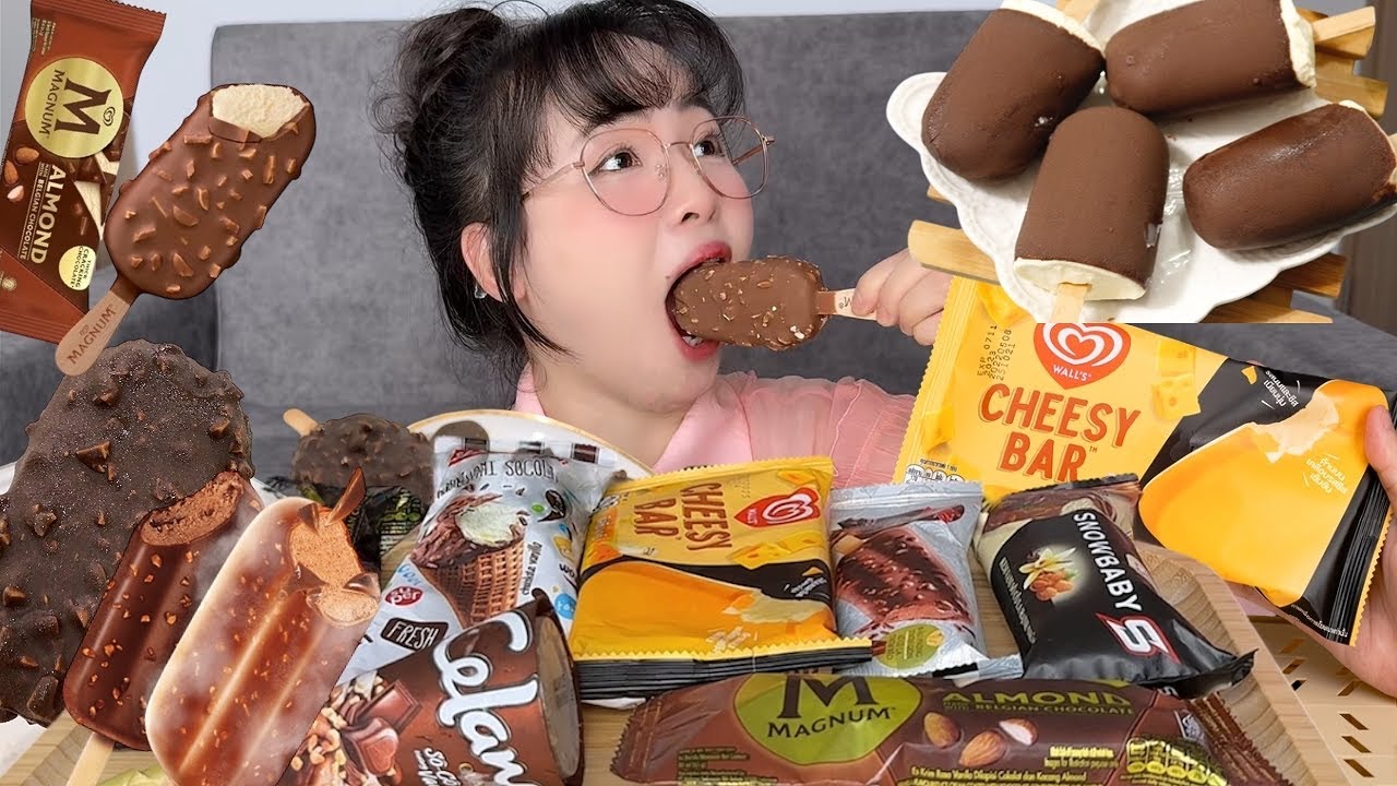 🍦Mukbang Tất Cả Kem Socola Ở Siêu Thị| Mukbang All Chocolate Ice Cream At The Supermarket