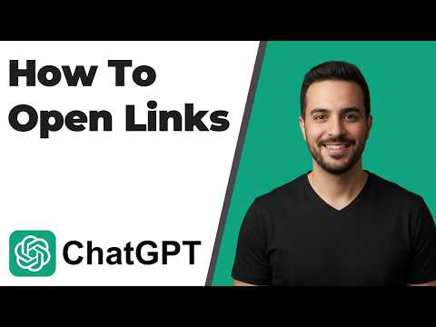 How To Open Links With ChatGPT (Step-By-Step Tutorial)