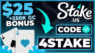 STAKE US PROMO CODE "4STAKE" — FREE BONUS Stake US promo code 2025 Review
