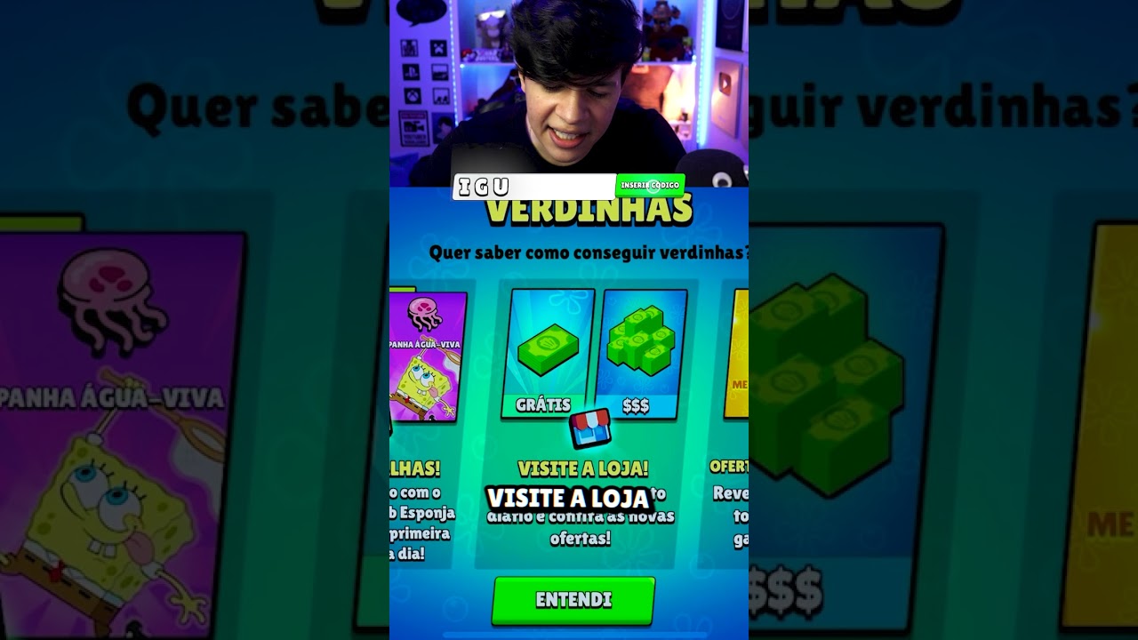 MOSTREI COMO FUNCIONA A LOJA DO SEU SIRIGUEIJO NO BRAWL!