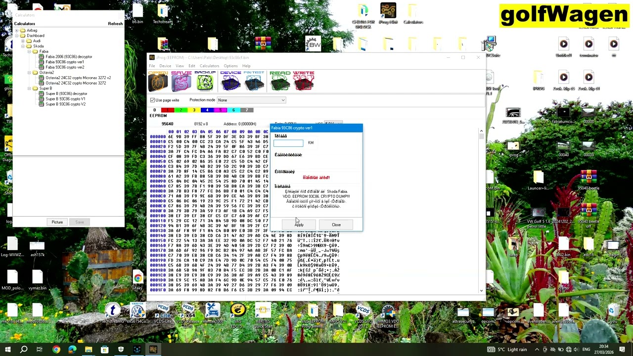 ⁣iProg 64 skoda crypto calculators