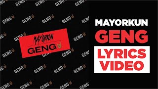 Mayorkun GENG - Lyrics Video
