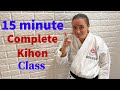 Karate workout: 15min complete kihon class