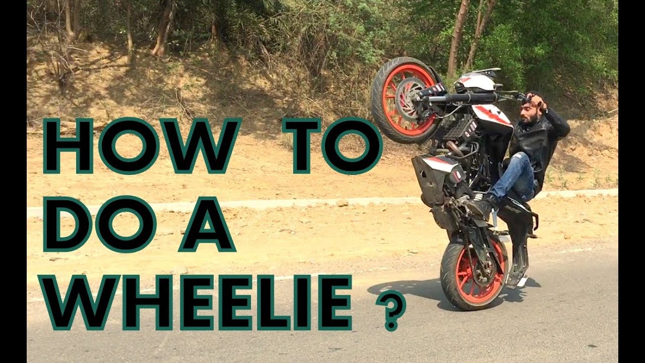 HOW TO DO A WHEELIE ON BIKE YouTube