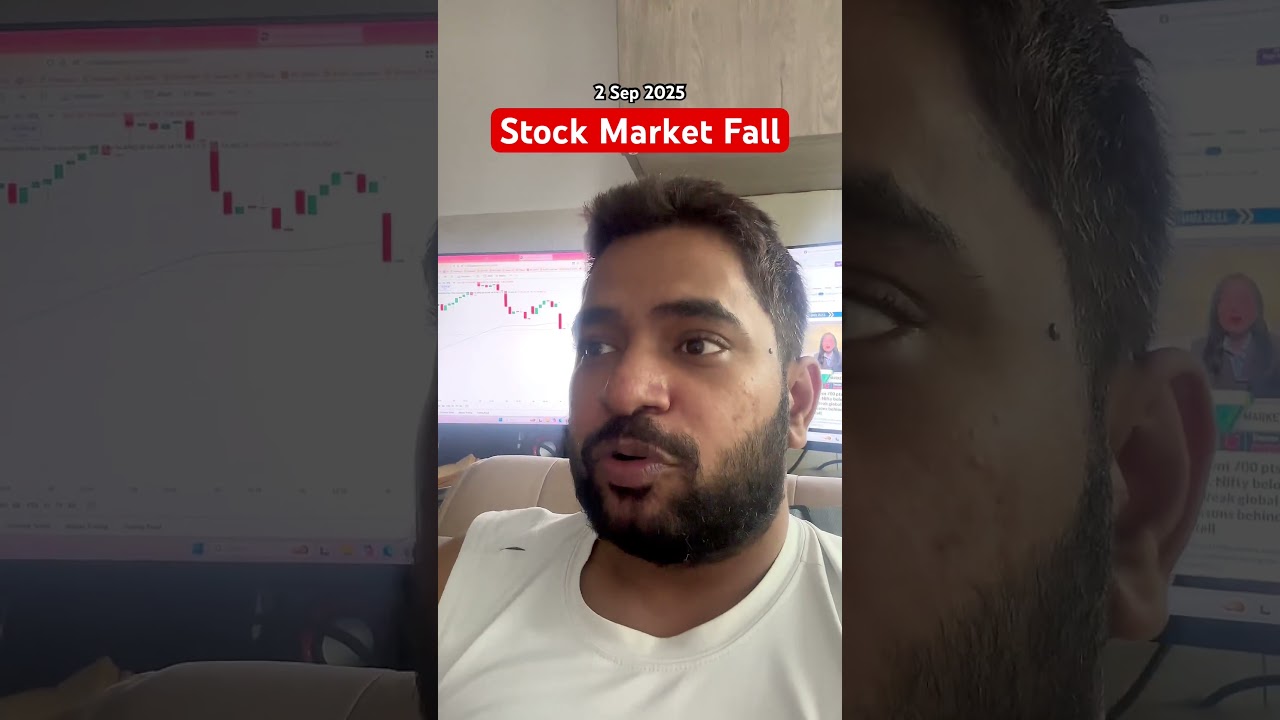 Reason for stock market fall in India. 