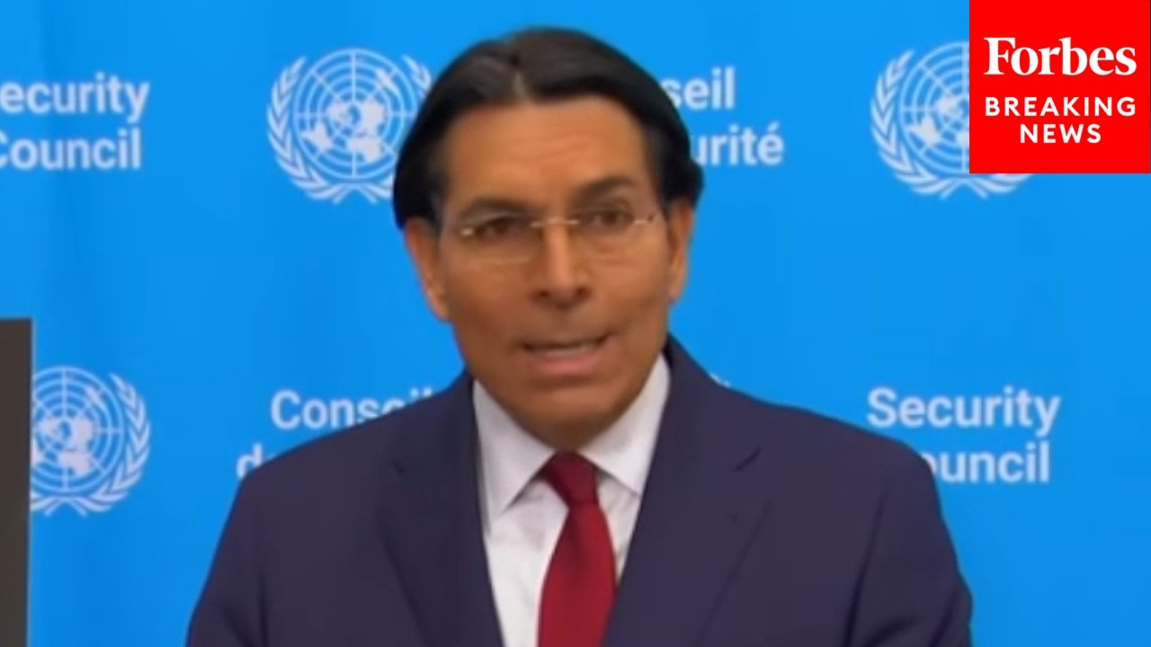 BREAKING: Israel's UN Representative Danny Danon Holds Press Briefing As Strikes In Iran Continue