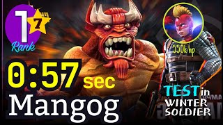 7 Rank-1 Mangog 57 Sec No Boost Test In Rol