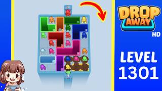 Drop Away Level 1301 Solution Walkthrough