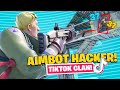 A HACKER AIMBOTTER Griefed My Fornite Fashion Show To Join My Tiktok Clan(This Is Ridiculous...)