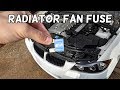 Radiator fan fuse location and replacement bmw e90 e91 e92 e93