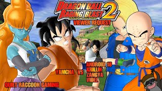 Dragon Ball: Raging Blast 2 (PS3) Viewer Request - Yamcha vs. Four Person Team