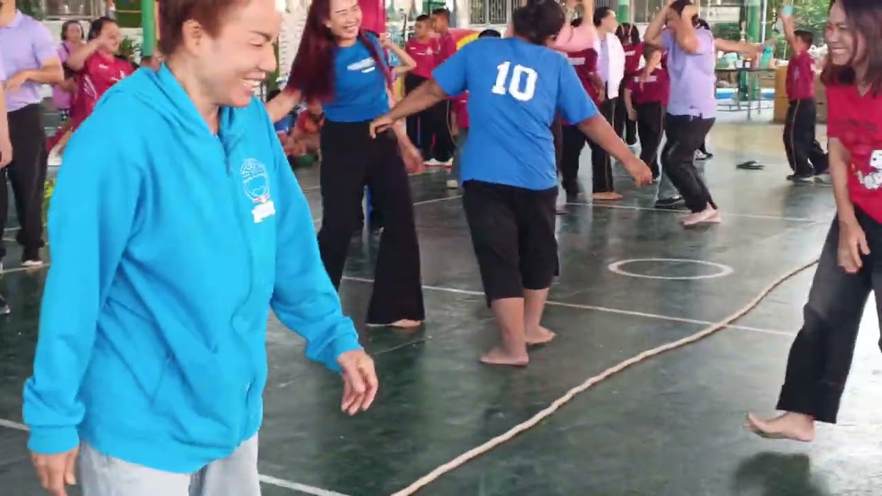 Thailand Children's day. Parents joined the games as well. 
