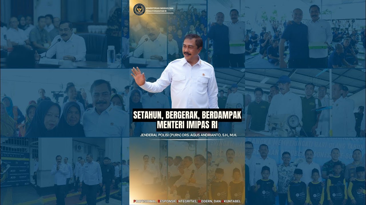 SETAHUN BERGERAK, BERDAMPAK MENTERI IMIPAS RI
