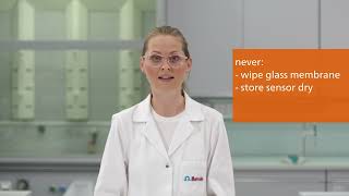 Increasing the lifetime of pH electrodes