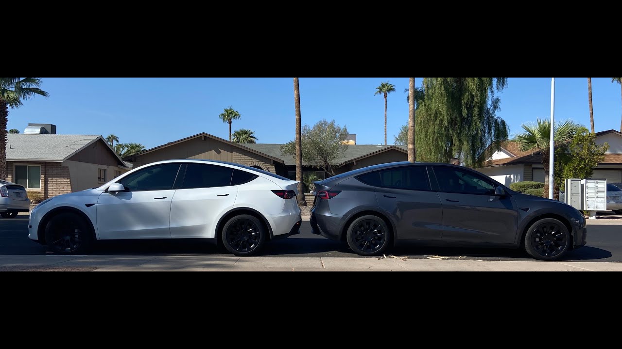Tesla Model Y Dual Motor With Acceleration Boost Vs Stock Tesla Model Y ...