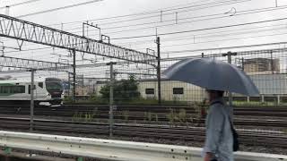 E257系5000番台（新宿さざなみ4号）通過 ジョイント音付き