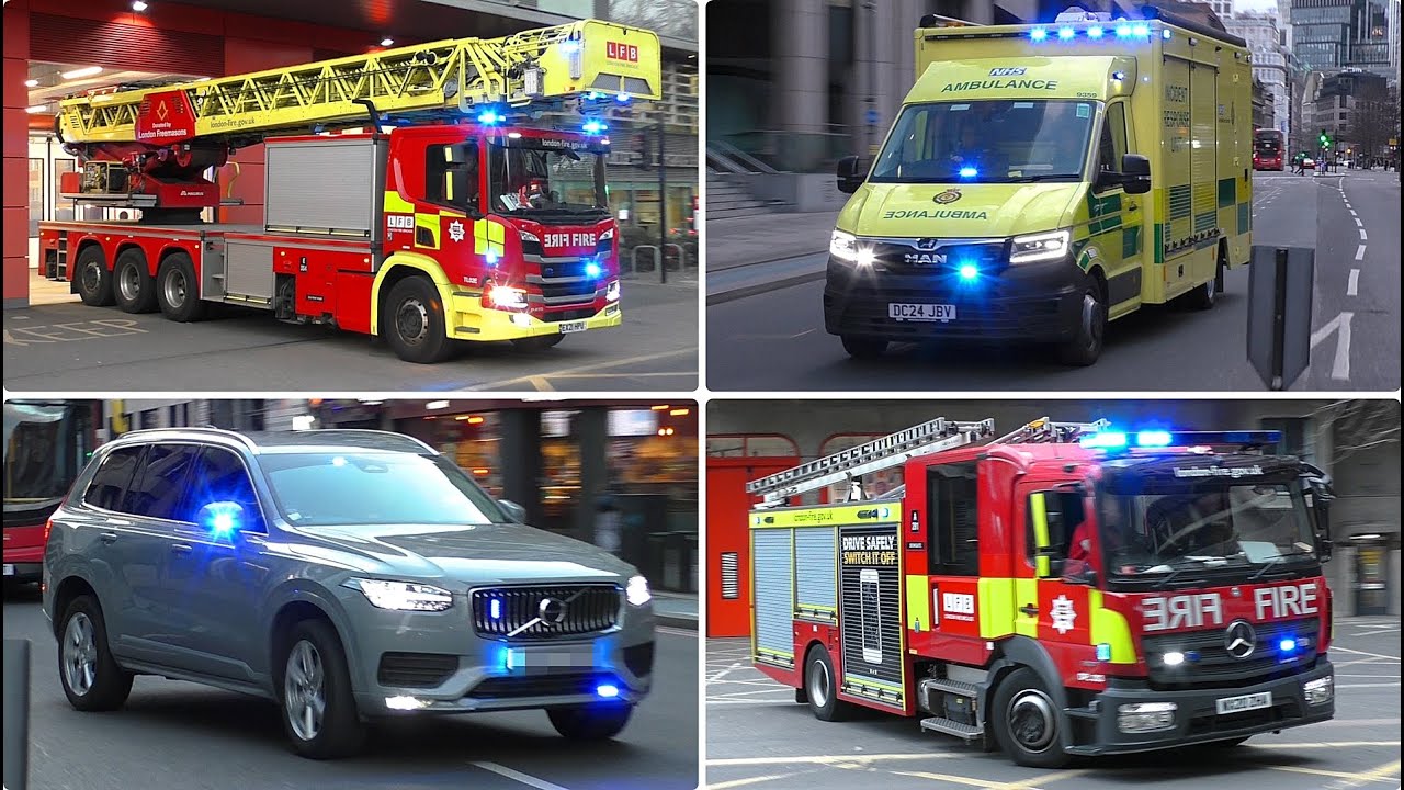 [LONDON EMERGENCY RESPONSE!] 🚨🚒🚑 ● London Fire Brigade, Polizei & Rettungsdienst im Einsatz! 🇬🇧