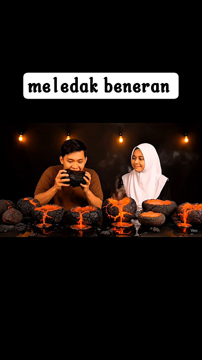 “Kami Makan Batu Lava Ini… dan Lava-Nya Meledak Beneran!”#satisfyngvideos #batulavasetan#mukbang