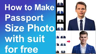 How to make passport size photo with suit for free screenshot 4