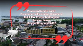Download Lagu Pantauan Banjir Perumahan Villa Gading Harapan 3 Blok E RW 15 Desa Kedungjaya Babelan Bekasi MP3