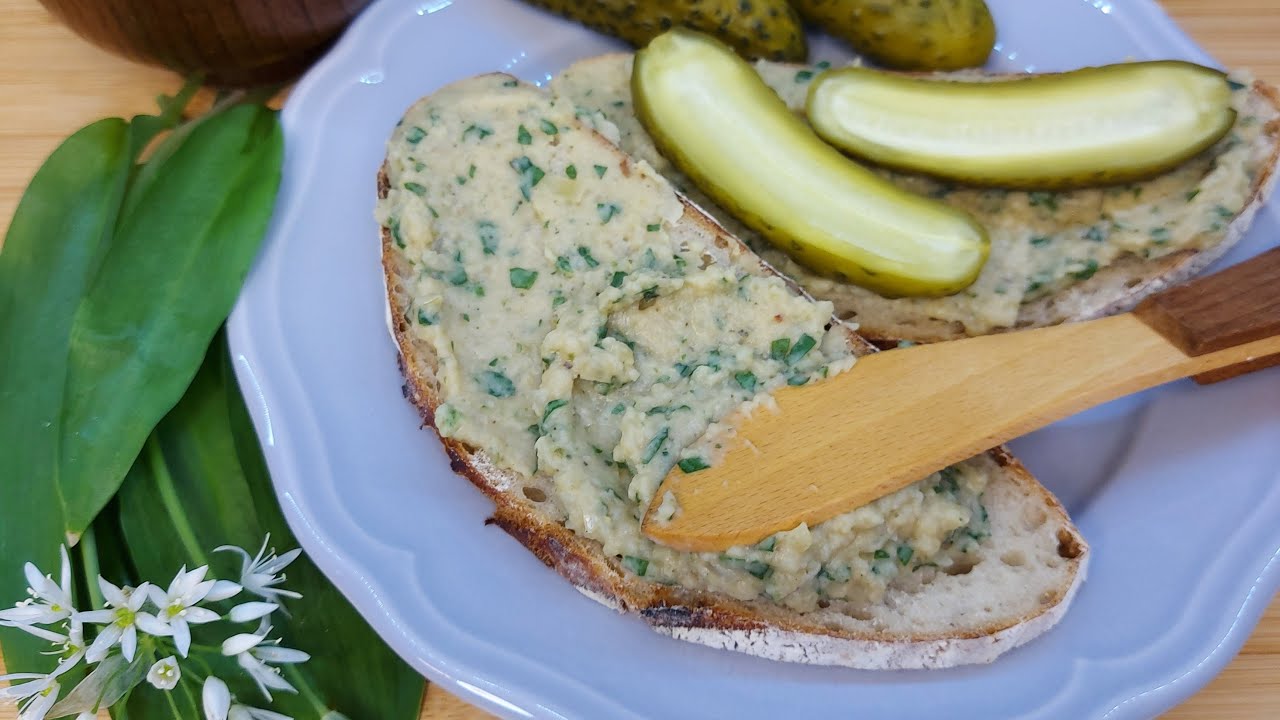 Best Vegan Spread High in Protein for Sourdough, Pita Bread, Ezekiel Bread, Focaccia, Garlic