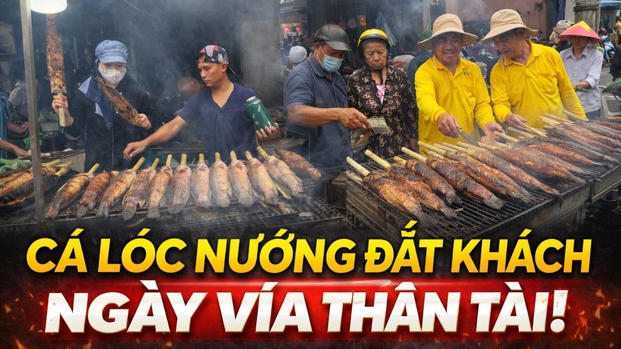 Giá cá lóc nướng tăng phi mã ngày Vía Thần Tài, người Sài Gòn vẫn mạnh tay chi tiền vèo vèo