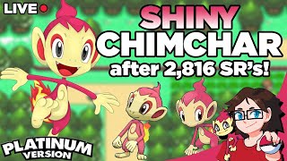 [LIVE] Shiny Chimchar after 2,816 SR's in Pokemon Platinum!