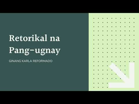 Retorikal na Pang-ugnay - YouTube