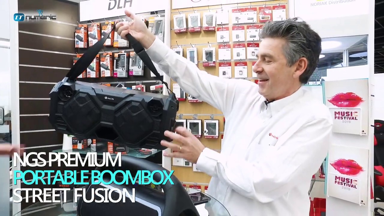 NGS Bluetooth Speaker Roller Slang MedPi 2019 Paris Convention Centre YouTube