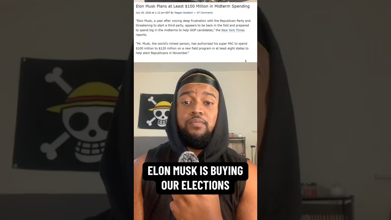 ELON MUSK IS BUYINGOUR ELECTIONS #donaldtrump #americanpolitics #politicalnews #elonmusk