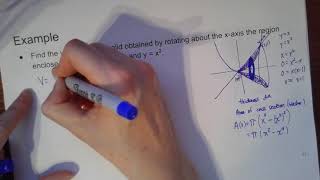 Calc 2 Sec 6-2 Volume Examples