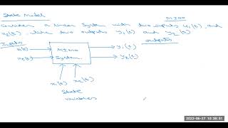 State equation for liner time invariant discrete time control system.