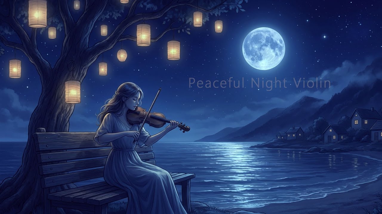 Calm Violin Instrumental for Sleeping 🌙 | Soft Music to Fall Asleep Naturally