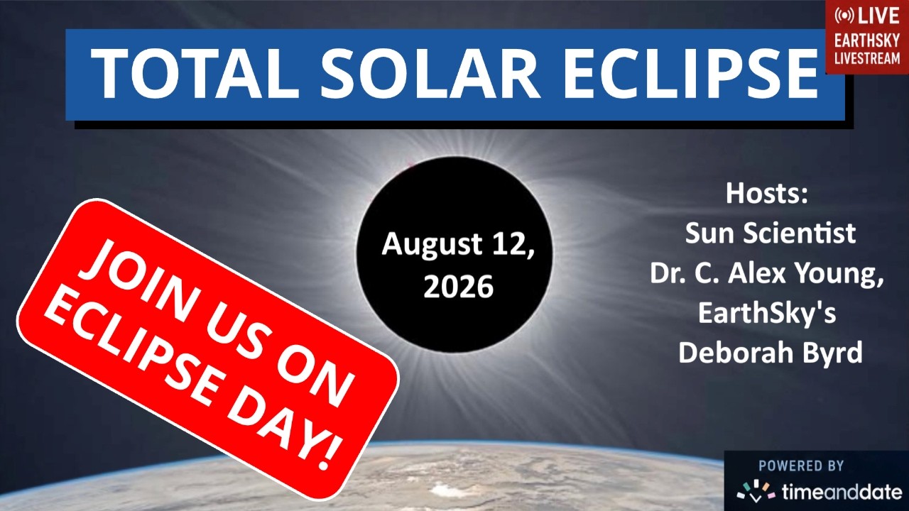 Total Solar Eclipse 2026 - Follow The Moon's Shadow With EarthSky