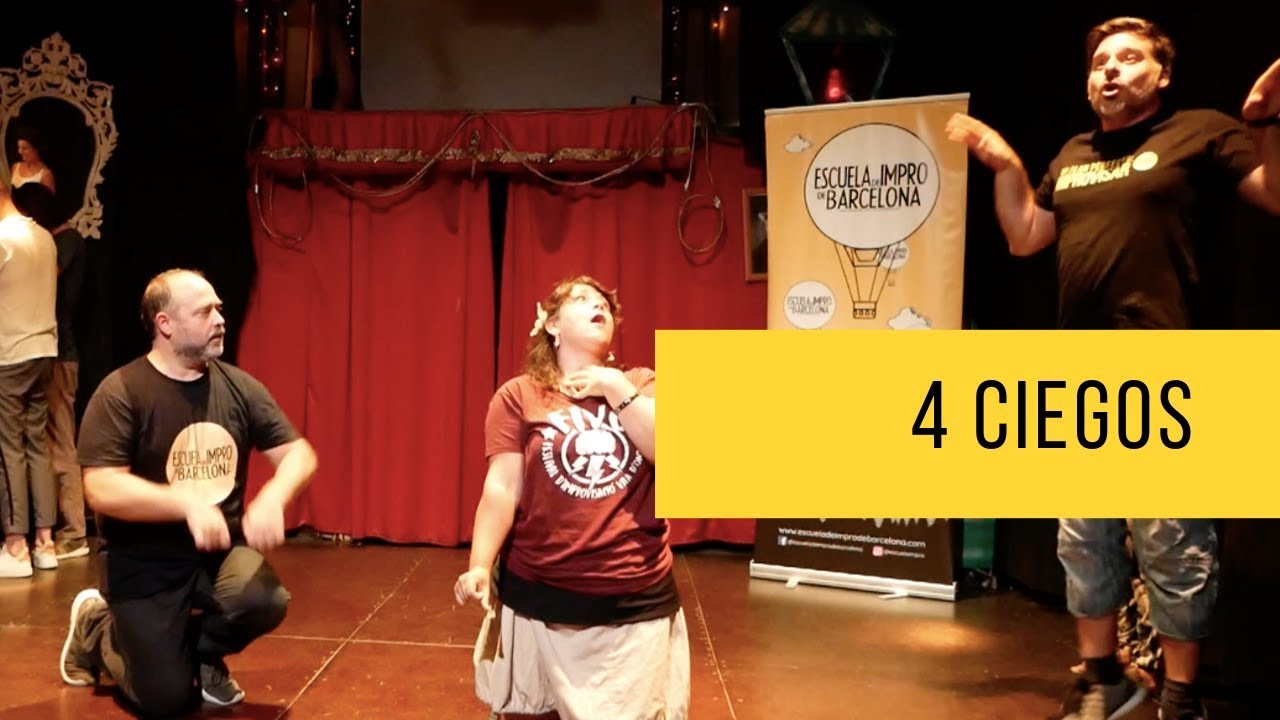 🎭 😎 4 Ciegos: Improvisar desde la Escucha y la Imaginación