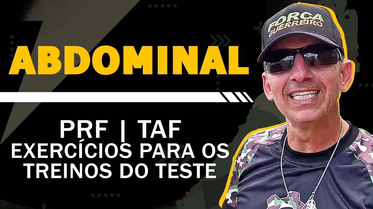 ABDOMINAL - PRF | TAF - EXERCĂCIOS PARA OS TREINOS DO TESTE - YouTube