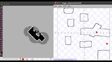 Sonar-based mapping simulation in Player/Stage