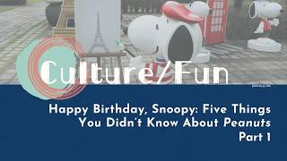 【LIVE互動英語：20260805】趣味冷知識：生日快樂，史努比！你所不知道的《花生》五大趣聞1