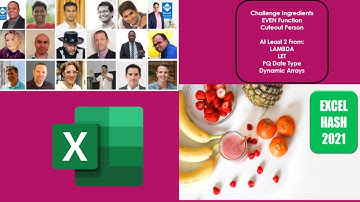 Excel Hash Challenge 2021
