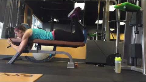 LYING CABLE HAMSTRING CURLS