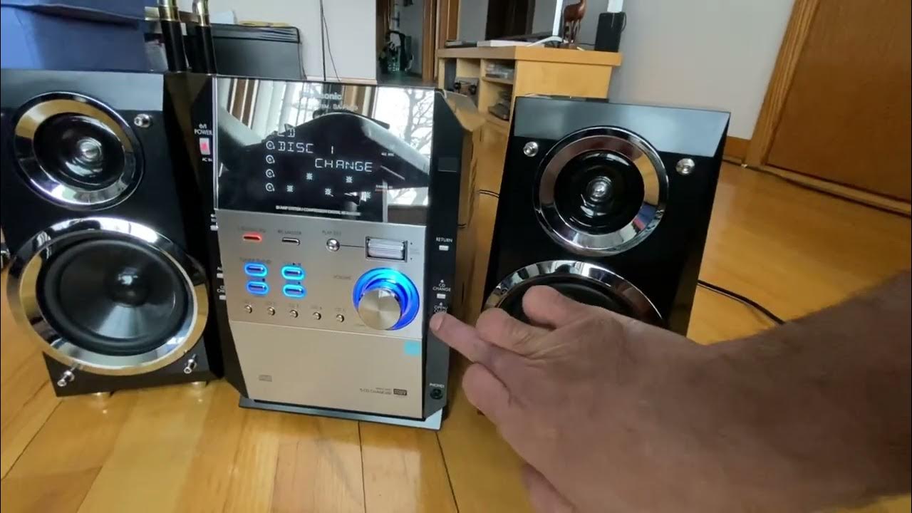 Panasonic SA-PM29 CD/Cassette Stereo System Bluetooth (CD Trays Does ...