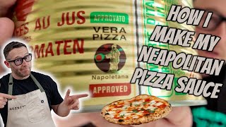 How I make my Neapolitan pizza sauce