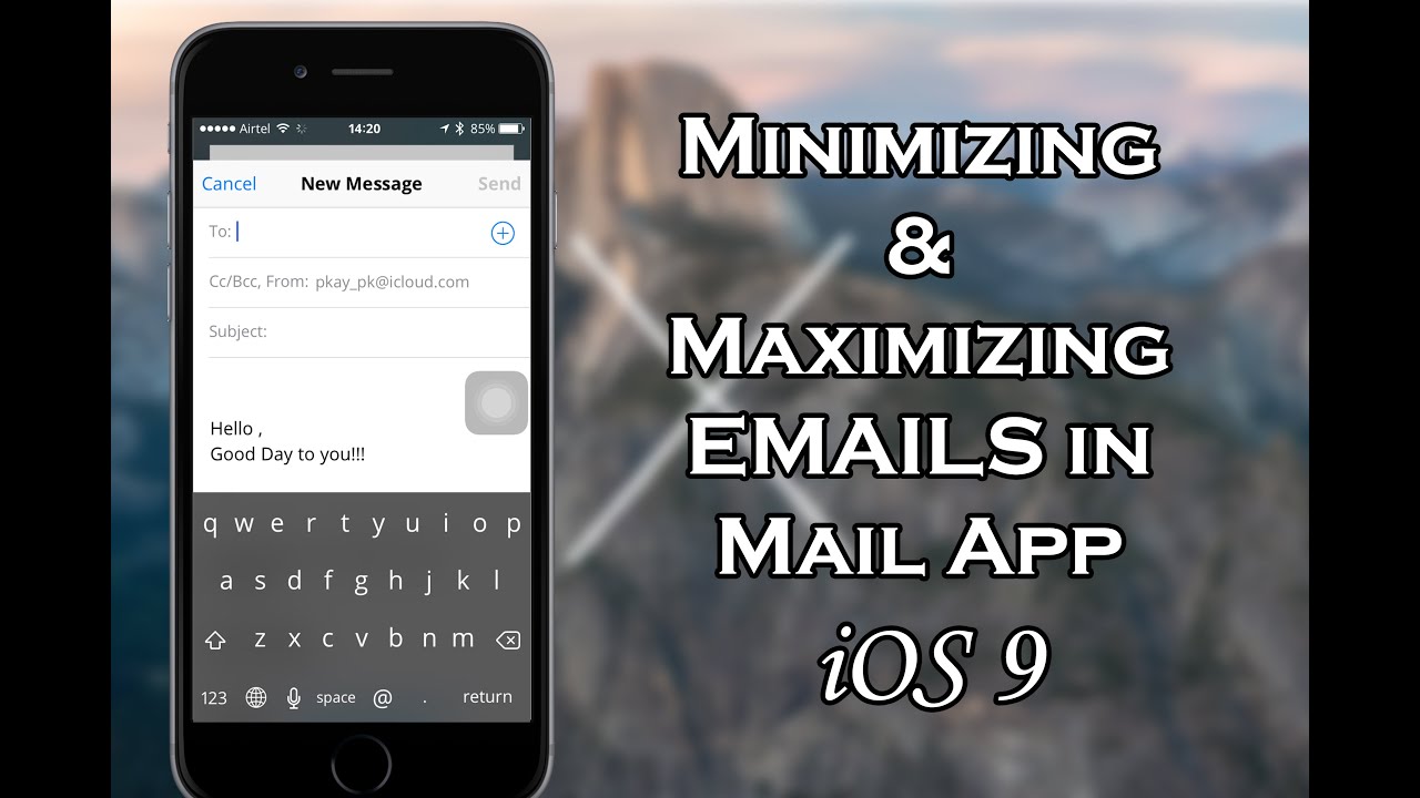 How To Minimize Or Maximize Emails In IPhone Mail App YouTube