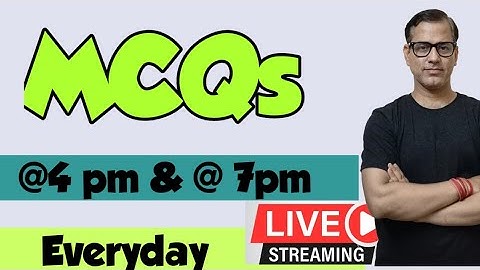 @Sir Tarun Rupani | ICSE 2022 | Live MCQs