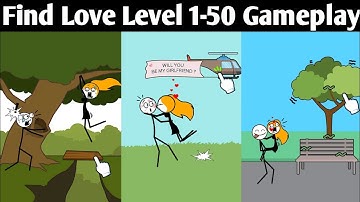 Find Love All Levels 1-50 Gameplay Walkthrough Solution Android IOS - Weegoon New Game