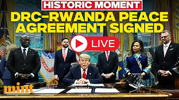 DRC-Rwanda Peace Deal Live | Trump Hosts Congo, Rwanda Leaders For Peace Agreement To End War | US