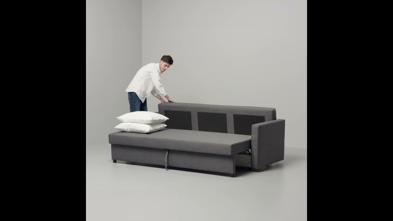 Meet FRIHETEN, our three seat sofa bed!