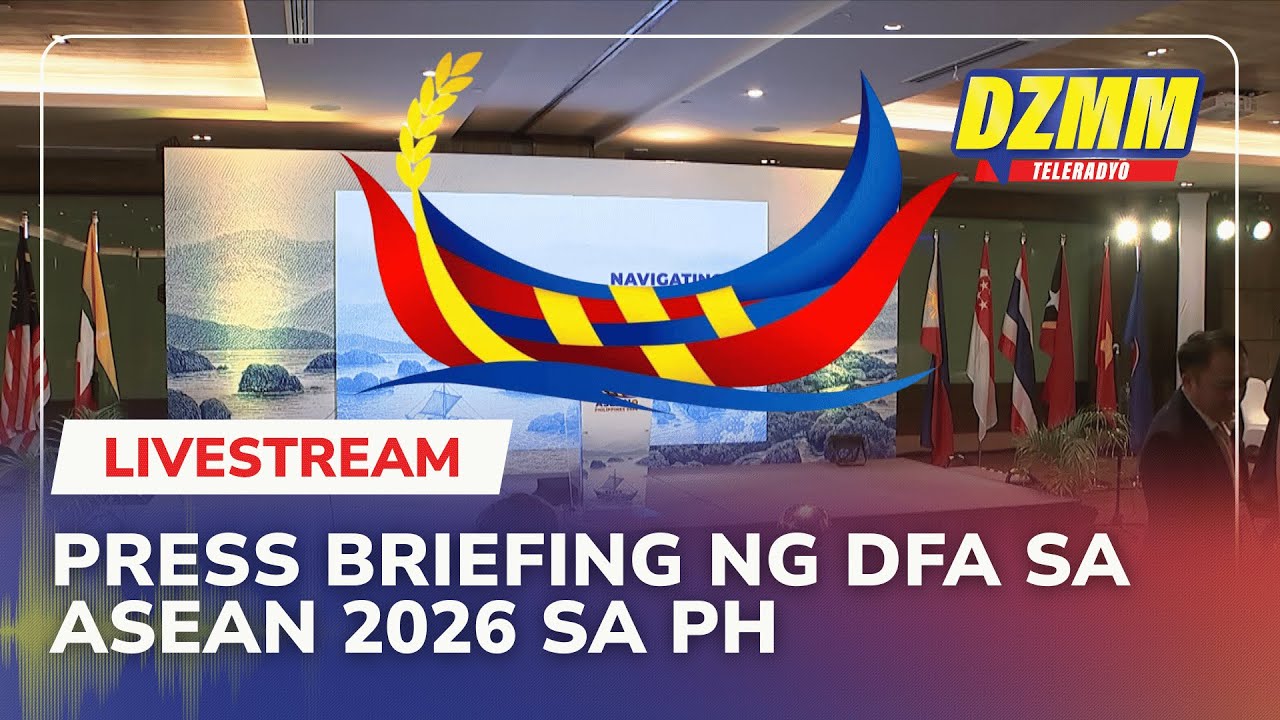 LIVE: DFA press briefing on ASEAN Philippines 2026 | DZMM Teleradyo (29 ...