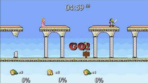 Super Smash Flash - Adventure Mode - Link